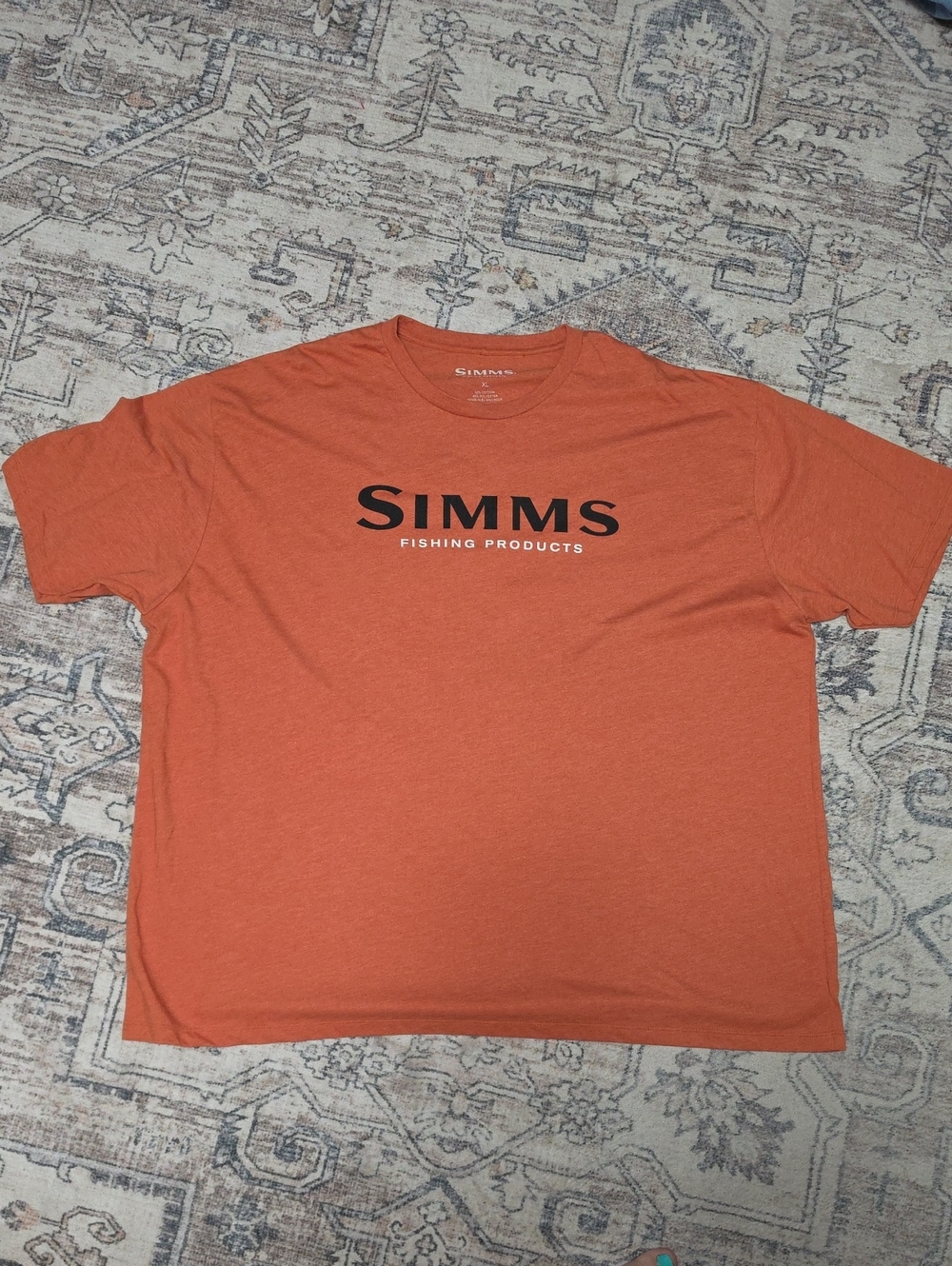 Simms Fishing Products Mens Shirt It Says XL But Runs Like A 2X/3X 29 Inches PTP